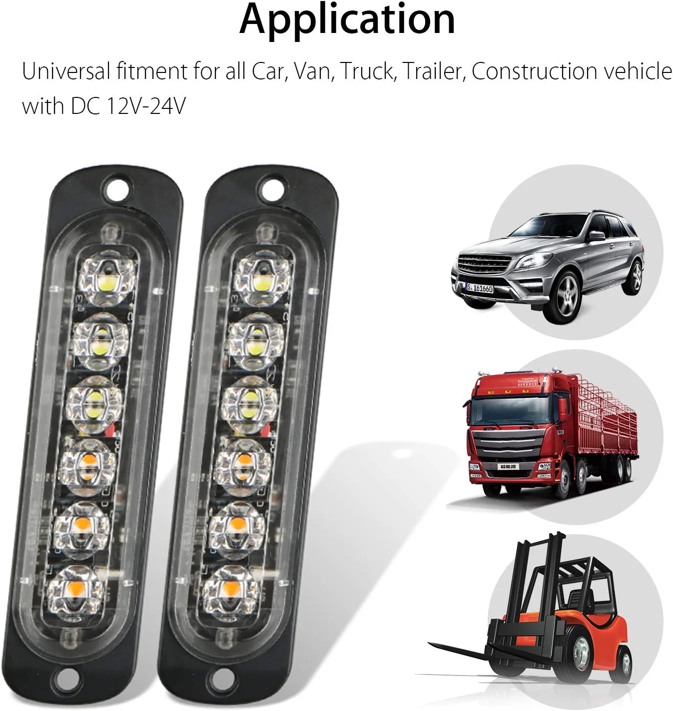 EEEKit 10 Pack LED Emergency Strobe Lights