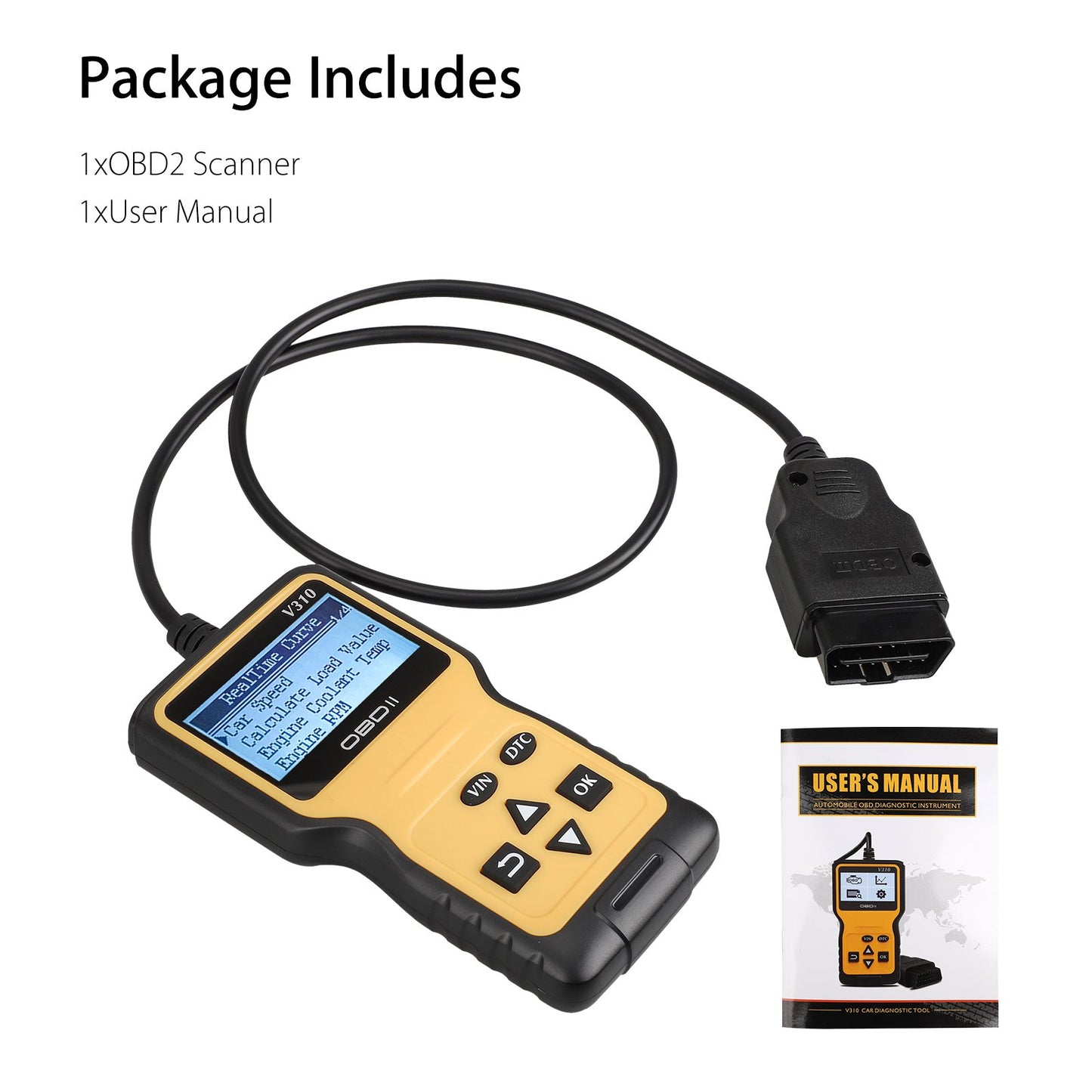 V310 Universal Car OBD2 Scanner