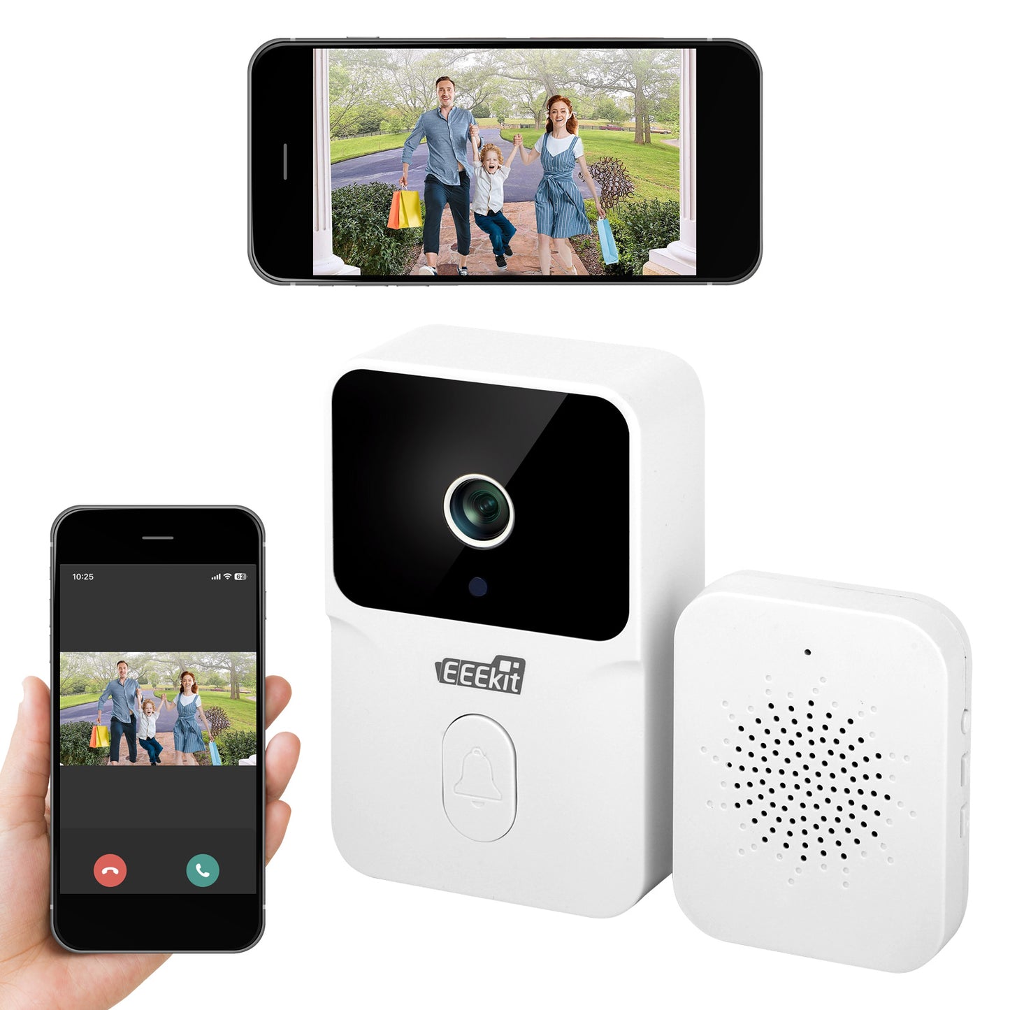 EEEKit Wireless Doorbell with Camera
