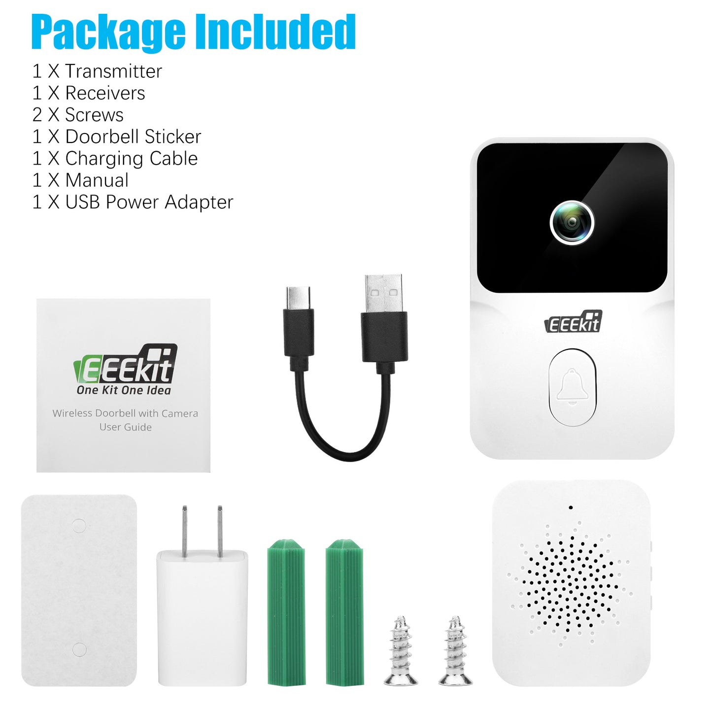 EEEKit Wireless Doorbell with Camera